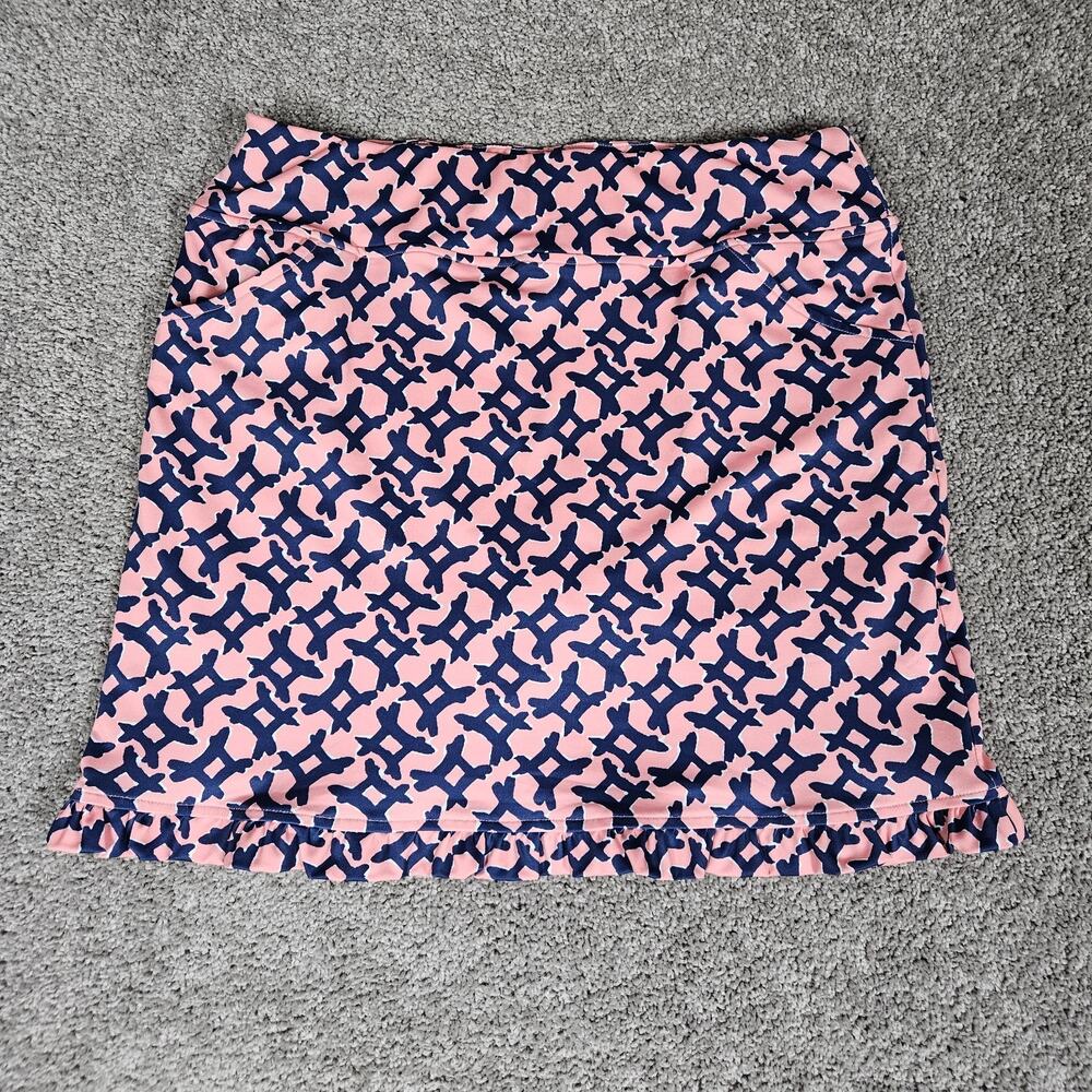 Jean-Pierre Klifa Skort Womens XL English Garden Pink Stretch Golf Mini